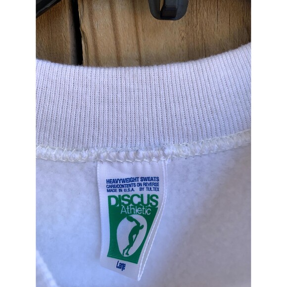 80s Dead Stock YMCA we Making Magic sweatshirt Raglan Sleeves sweatshirt Size L - Picture 3 of 7